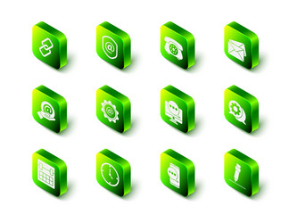 set shield with mail and e-mail telephone vector image