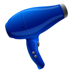 stylist hair dryer icon cartoon dry blow vector