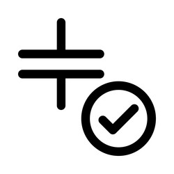 using checklist for verify functions of capacitor vector image