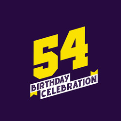 Happy Birthday 54 Vector Images (over 290)