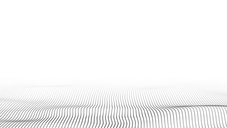 abstract digital wave particle flow big data vector image