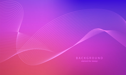 abstract gradient background wave element vector image