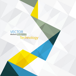 Geometric Triangle Pattern vector image