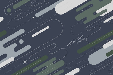 abstract rounded lines elements pattern design vector image