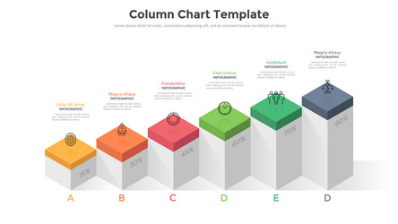 modern infographic template vector