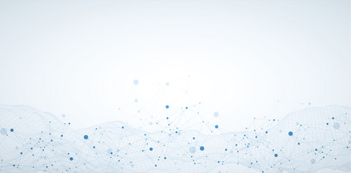 template for science and technology presentation vector image