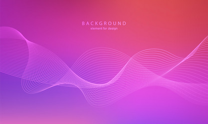 abstract gradient background wave element vector image
