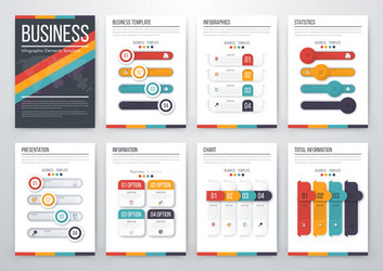 Modern infographic concept vector