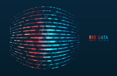 stream of encoded data vector image