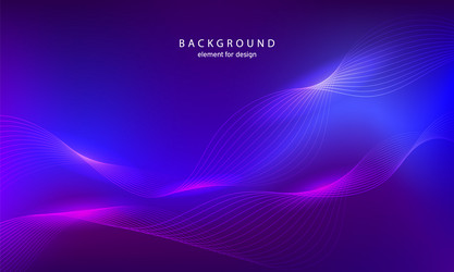 abstract background wave element for design vector image