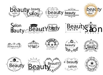 Beauty Salon Sticker - Small Business Badge Vector Image