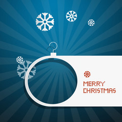 Retro Christmas Abstract Background vector image