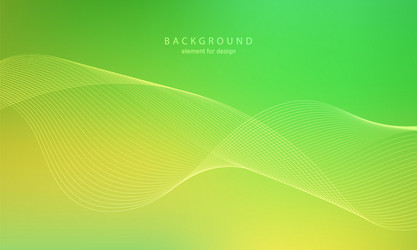 abstract gradient background wave element vector image
