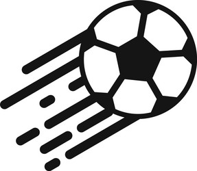 soccer ball icon simple style vector