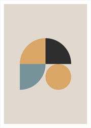 abstract background with variations of circle vector image