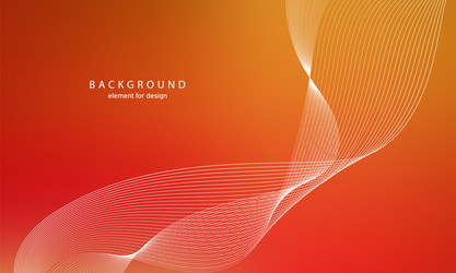 abstract gradient background wave element vector image
