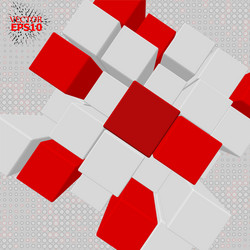 closed box delivery of boxes with fragile signs vector image