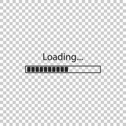loading icon isolated progress bar vector image