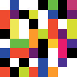 square colorful background seamless pattern vector image