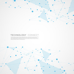 abstract digital poly mesh background design vector image