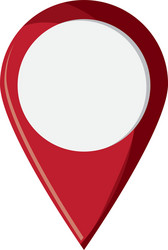 Isolated gps button design vector