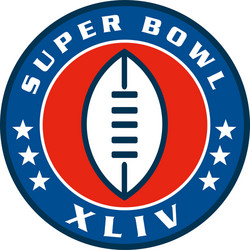 Super Bowl Seal - Football Symbol Vector Image