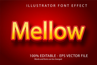 editable text style effect typography template vector image
