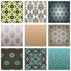 Retro Pattern Collection vector image