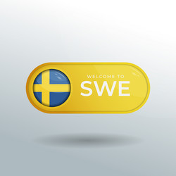 3d label and location pointer flag nation vector image