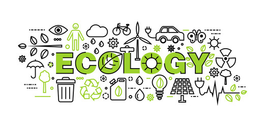 concept ecology problem generation and saving vector image