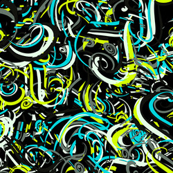 background pattern with circles strokes vector image