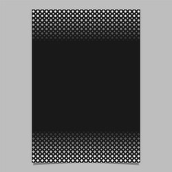 monochrome abstract halftone circle and square vector image