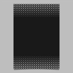 monochrome abstract halftone circle and square vector