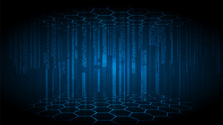 High-Tech Circuit Background vector image