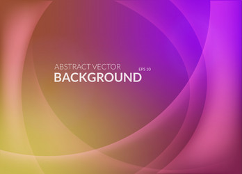Abstract Curvy Color Background vector image