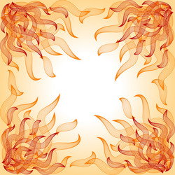 Fire flame seamless pattern Royalty Free Vector Image