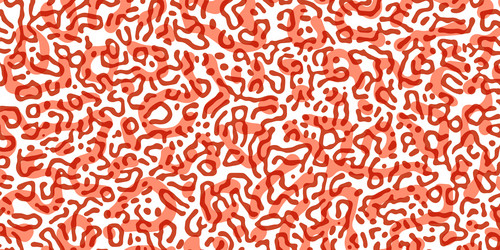 generative algorithm psychedelic red background vector image