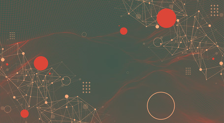 template for science and technology presentation vector image