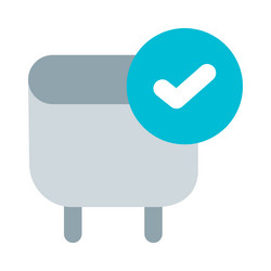 making list to ensure the capacitors performance vector image