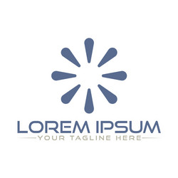 Modern tech logo design Royalty Free Vector Image