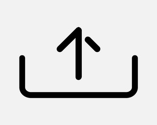 upload data icon up load internet web storage app vector image