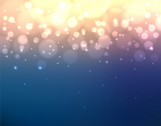 abstract colorful blurred background with bokeh vector image