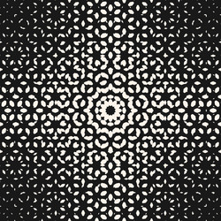 halftone pattern texture circular form vector image