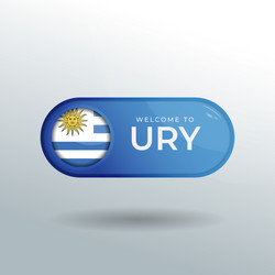 3d label and location pointer flag nation vector image