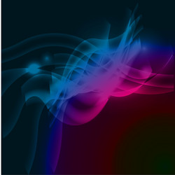 abstract twisted waves vector image