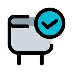 making list to ensure the capacitors performance vector image