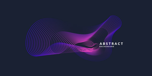 abstract background with dynamic waves vector image