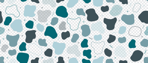 abstract blob seamless pattern blotch vector image