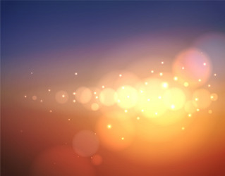 abstract colorful blurred background with bokeh vector image