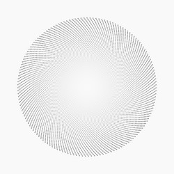 abstract dot shape design element vector image